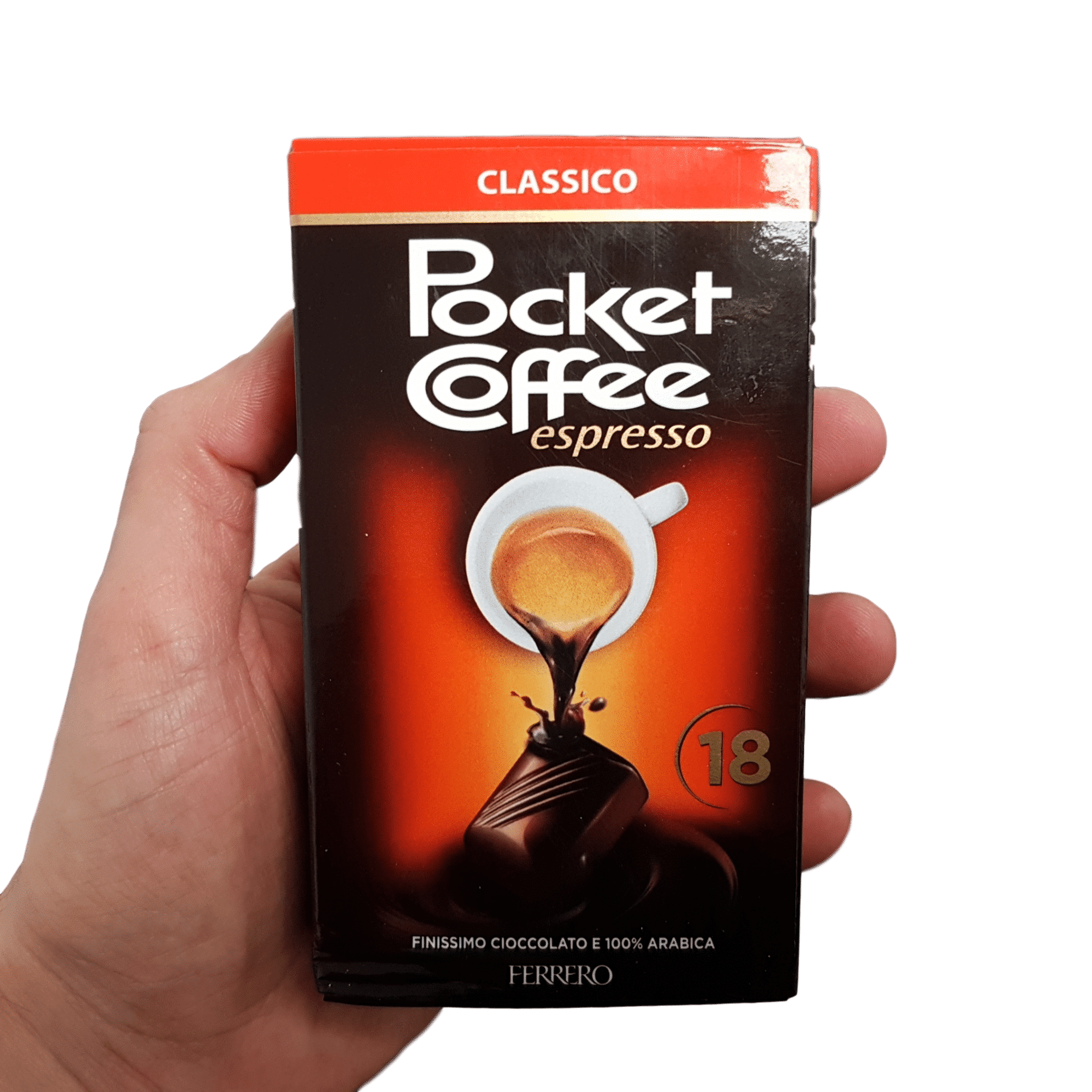 Ferrero Pocket Coffee Espresso 18 Pezzi Chocolates Filled with Liquid –  Italian Gourmet UK