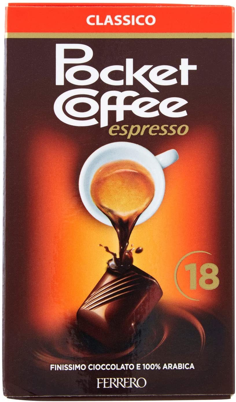 Ferrero: Pocket Coffee Espresso, 18 pcs 225gr (7.93oz) “Imported from  Italy” – Terra World Wide