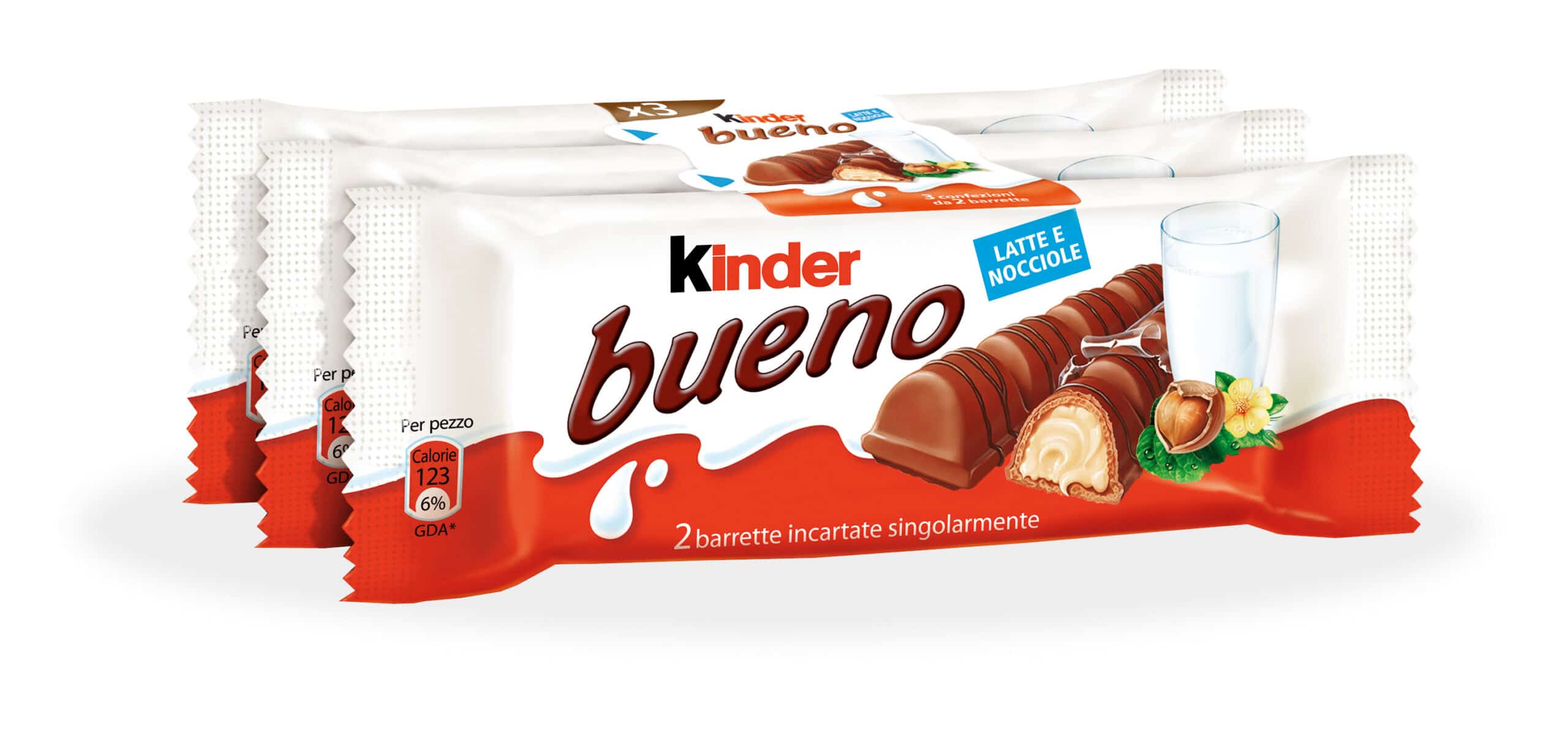 Ferrero: Kinder Bueno chocolate 3pz from Terra “Imported World Wide – Italy”