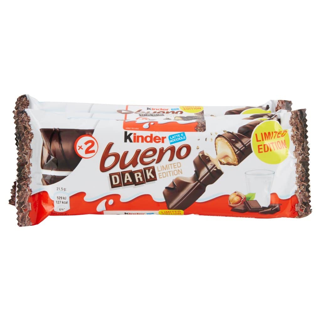 Ferrero: Kinder Bueno Dark Chocolate 3pz “Imported from Italy