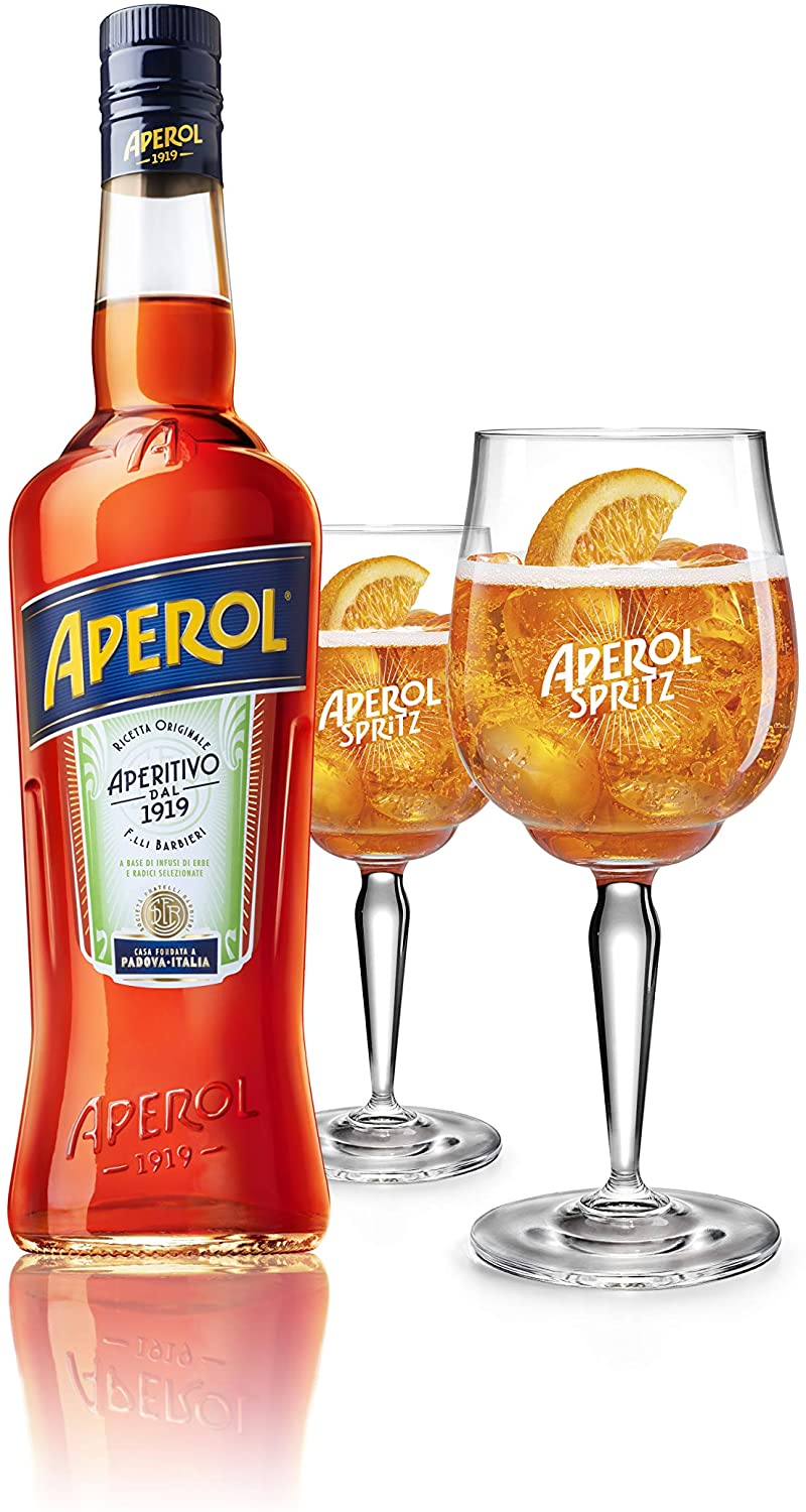 Liquors: Aperol Aperitivo 1000ml, Italian Spritz with 11% Alcohol