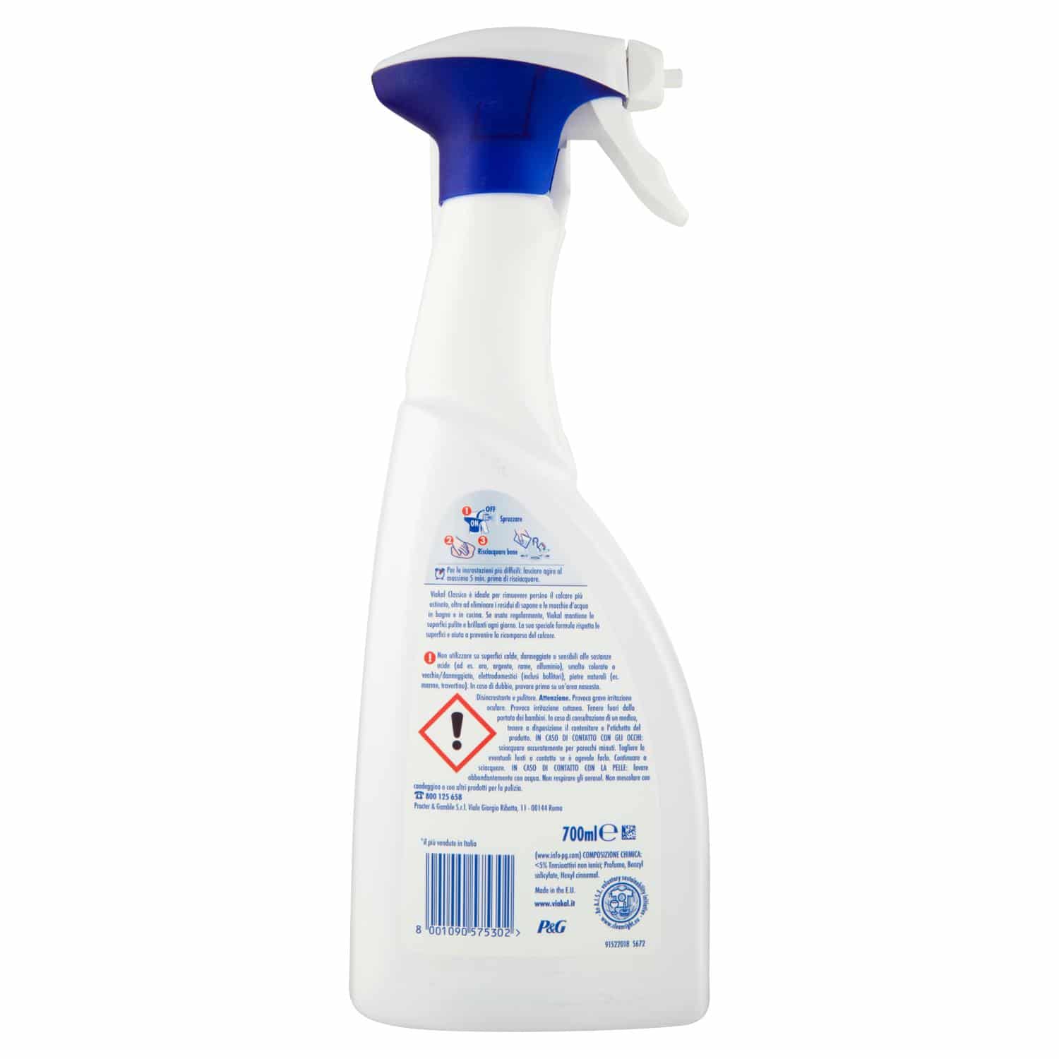 Cleaning: Viakal Spray 515 ml, Imported from Italy – Terra World Wide
