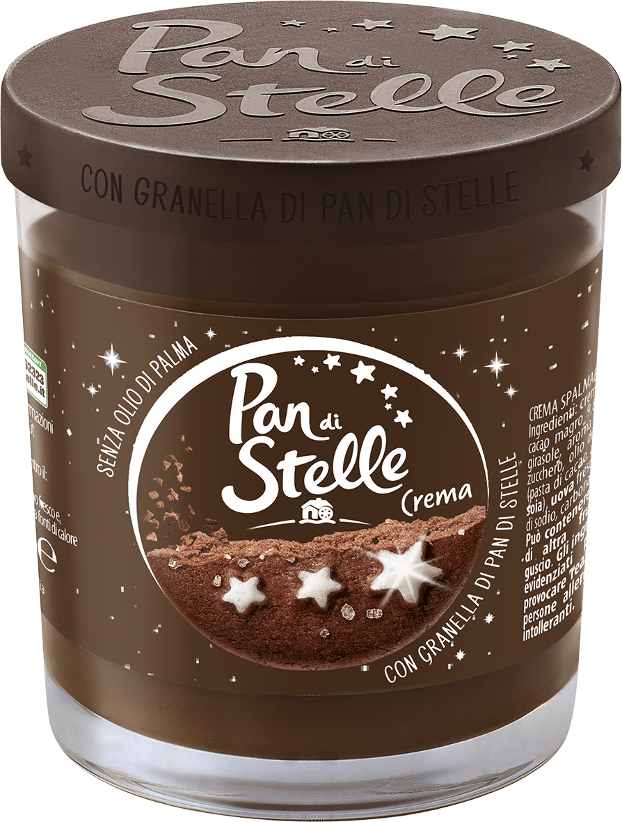 Spread: Mulino Bianco Pan di Stelle Choccolate Cream 580gr (20.45oz)  Imported from Italy