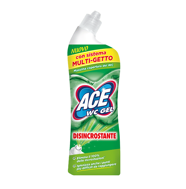 Cleaning: ACE WC DESCALER FORMULA GEL “ACE WC GEL DISINCROSTANTE” 700ml  Imported from Italy – Terra World Wide