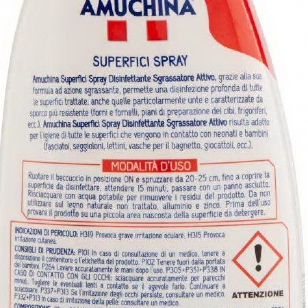 Amuchina Superfici Spray Disinfettante 750 ML