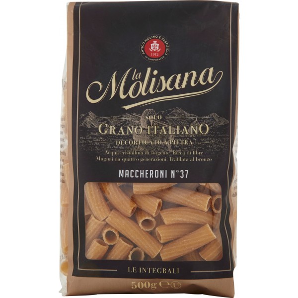 Pasta: La Molisana Whole Wheat Maccheroni 500 g, Imported from Italy –  Terra World Wide