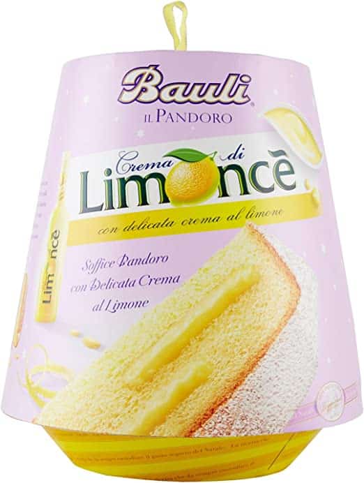 Italian Dessert: BAULI Panettone PANDORO “Limonce'” (with limoncello cream)  Italian gourmet holiday cake 700gr (24.69oz) – Terra World Wide